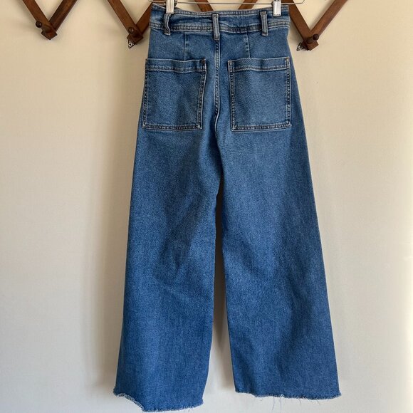 Zara Wide Leg High Rise Pants - Picture 5 of 10